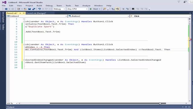 Insert, check duplicate value, update, search, remove item in listbox without database using VB.NET смотреть онлайн