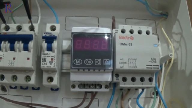 Монтаж и подключение ПРВС-1 (реле включения) стройка смотреть онлайн