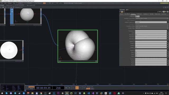 Spiral of Archimedes | TouchDesigner смотреть онлайн
