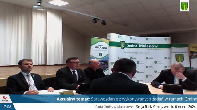 Rada Gminy Malanów – transmisja na żywo смотреть онлайн