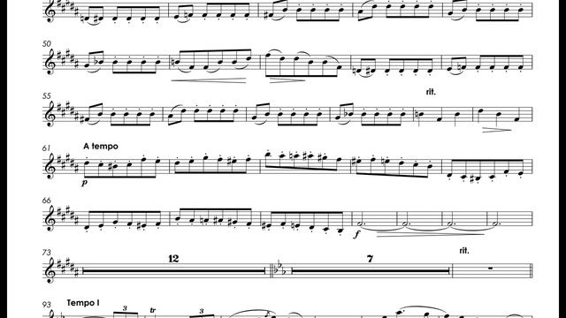 Glazunov, Alexander - Albumblatt - Timofei Dokshizer trumpet