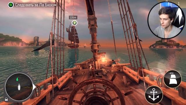 AC: ЧЕРНЫЙ ФЛАГ НА ТЕЛЕФОНЕ! Assassin's Creed Pirates Mobile