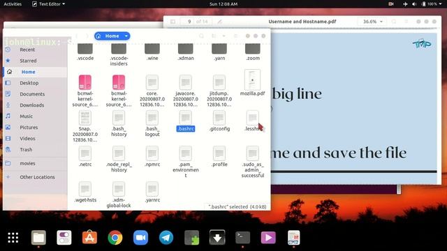 Change Username and Hostname in Terminal Ubuntu | Linux смотреть онлайн