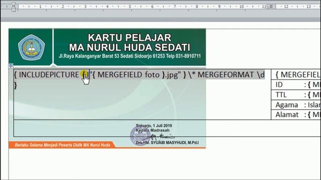 Membuat ID Card dengan Mail Merge pada Ms. Word смотреть онлайн