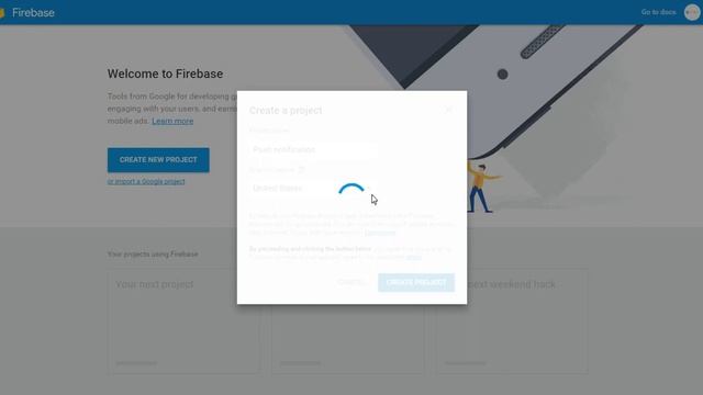 How to get API key and Sender ID for FCM push notification on Firebase смотреть онлайн