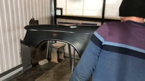 Покраска нового китайского крыла! Подробно обо всем! как  покрасить новый элемент, какой грунт?