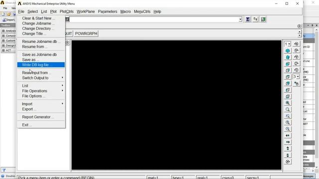 How to open ANSYS APDL File in Workbench & Vice versa смотреть онлайн