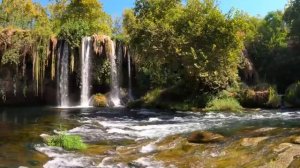 Расслабляющие звуки большого водопада   10 часов шума воды для глубокого сна   З