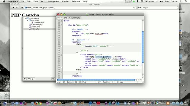Creating a PHP Captcha with PHP смотреть онлайн