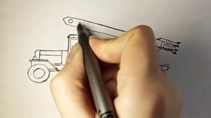Как Нарисовать боевую машину "КАТЮША"/ПОШАГОВЫЕ УРОКИ РИСОВАНИЯ ДЛЯ НАЧИНАЮЩИХ