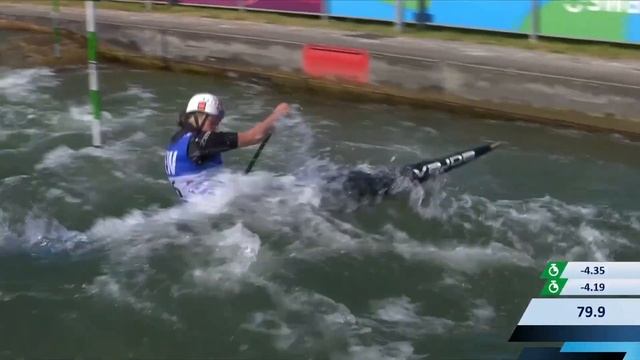 Tereza Kneblova Czech Republic Semi-Final / 2023 ICF Canoe-Kayak Slalom World Cup Augsburg Germany смотреть онлайн