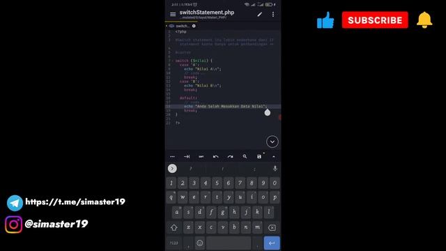 [PHP #20] Tutorial Bahasa Pemrograman PHP - Switch Statement смотреть онлайн