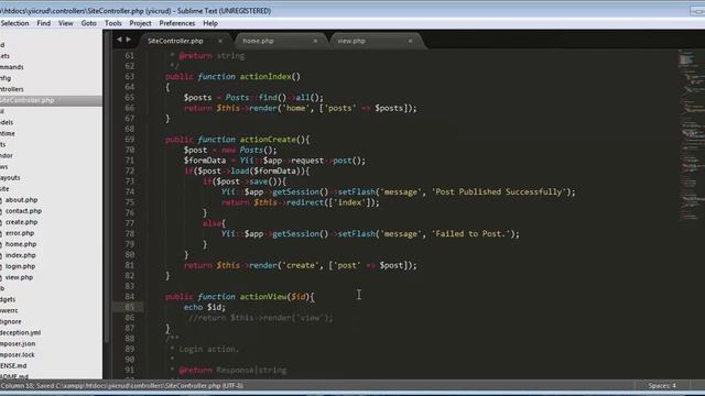 How to View Single Post from the Database using PHP Yii2 Framework Part-5 смотреть онлайн