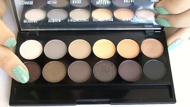 Нюдовые палетки : Jade,Sleek,Coastl Scents