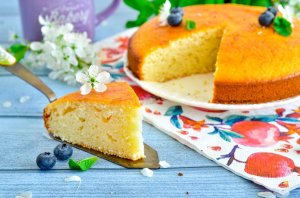 Манник на кефире в духовке пышный! Мокрый манник.