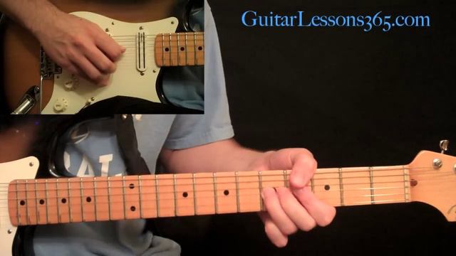 Stevie Ray Vaughan - Texas Flood Guitar Lesson Pt.2 - Verse 1 & 2 смотреть онлайн