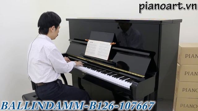 Pianoart giới thiệu đàn piano BALLINDAMM B126 - 107667 - Mơ Hoa смотреть онлайн