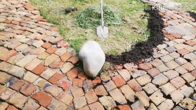 Садовая дорожка из кирпича в стили старый город!) смотреть онлайн