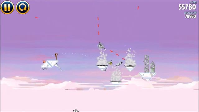Angry Birds Star Wars 3 Star Walkthrough 4-13 смотреть онлайн