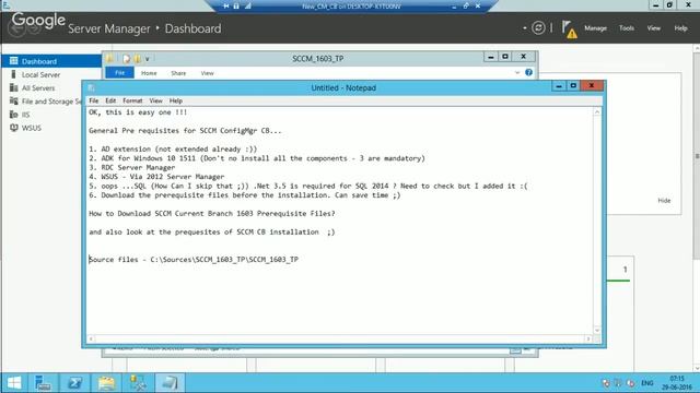 Learn How to Download SCCM ConfigMgr CB Prerequisites смотреть онлайн