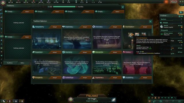 Stellaris - Tradition tree Ascension path guide! смотреть онлайн