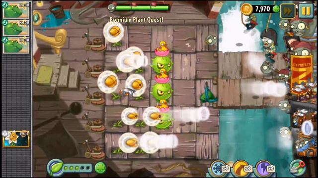 СКВОЗНЯК СДУВАЮЩИЙ ЦВЕТОК | РАСТЕНИЯ ПРОТИВ ЗОМБИ 2 (прохождение) смотреть онлайн