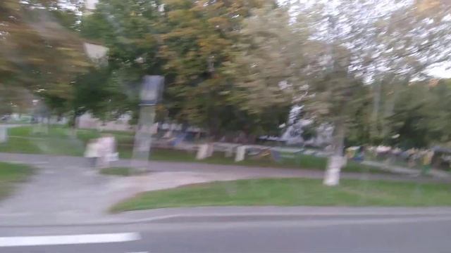 поездка на автобусе МАЗ 105 маршрут N 25 Медгородок-ЗСК г. Гомель смотреть онлайн