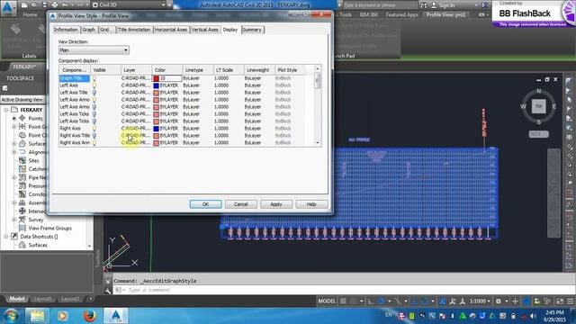 CIVIL 3D 2015 CREATE ( PROFILE & D.L & BANDS 6) ( PART2) смотреть онлайн