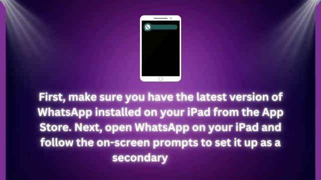 How to use WhatsApp on iPad without a phone ? - OurDeal.co.uk смотреть онлайн