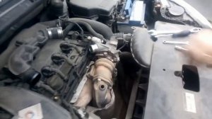 Замена Турбины на Ситроене С5 двигатель EP6CDT