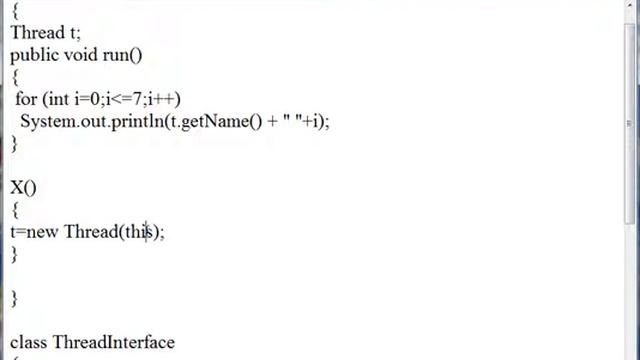Learn Java Tutorial 27 Thread using Runnable Interface with Example смотреть онлайн