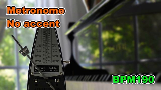 【Metronome】No accent, 30minutes【BPM190】 смотреть онлайн