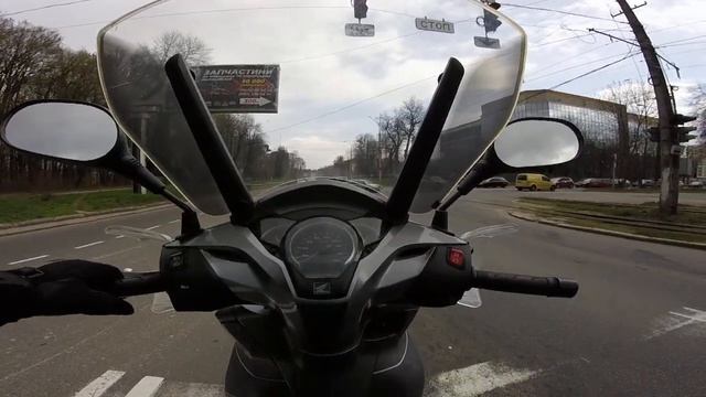 Honda SH300i покатушки на скутере смотреть онлайн