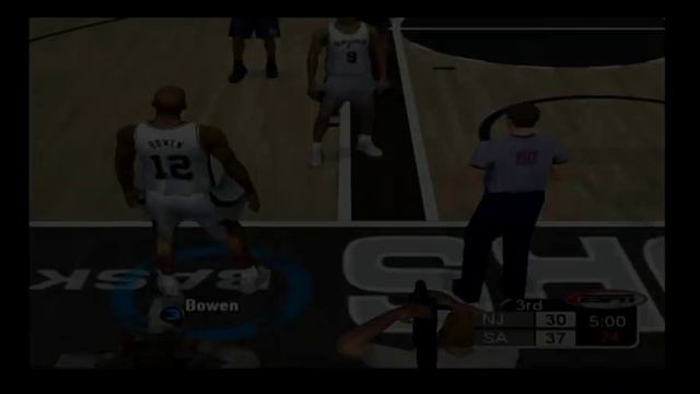 ESPN NBA BASKETBALL 2K4 - Nets vs Spurs смотреть онлайн