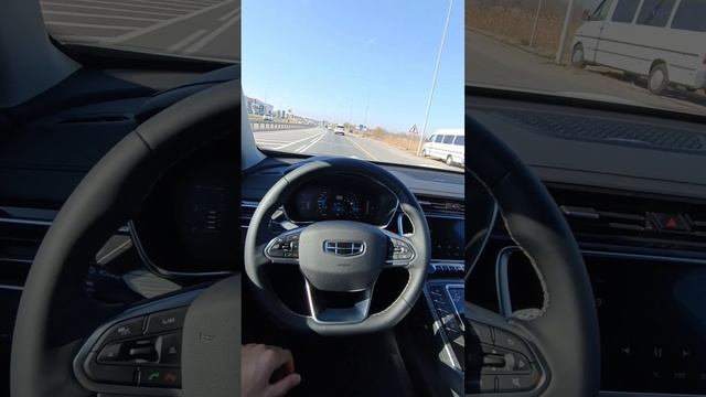 geely atlas pro 2023 работа круиза с автоподруливанием смотреть онлайн