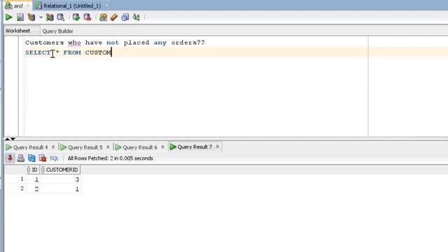 SQL Query to find all the customers who have not placed any Orders || SQL Query Interview Question смотреть онлайн