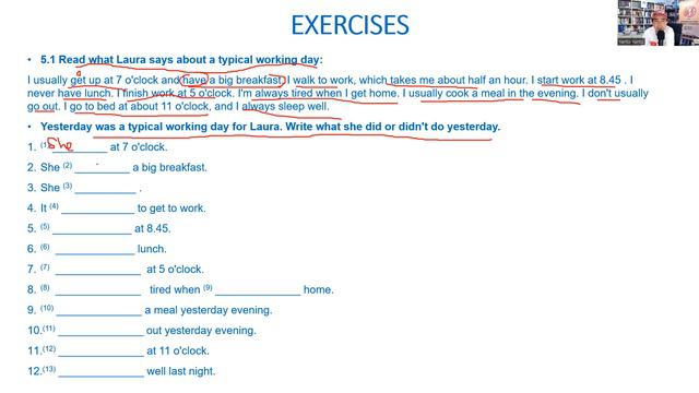 PAST SIMPLE (I DID) - Intermediate English Grammar - UNIT 5