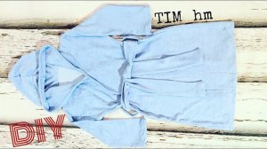 Как сшить детский махровый халат |TIM_hm|