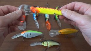 ЛУЧШИЕ ВОБЛЕРЫ   НА ЩУКУ и судака лучшие приманки для рыбалки на щуку и судака.