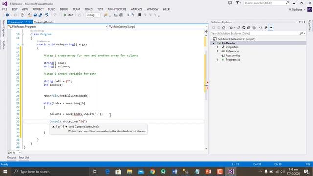 how to print excel data on console screen in c#||how to read data from excel file in c# смотреть онлайн