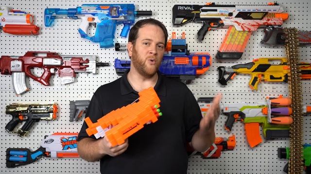 Nerf Minecraft Pillager's Crossbow Review [4K] смотреть онлайн
