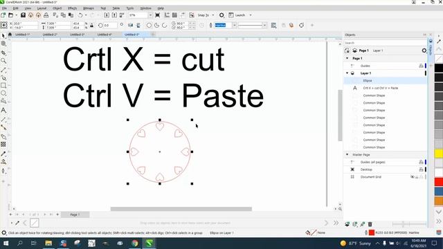 Corel Draw Tips & Tricks Cut order more info Part 2 смотреть онлайн