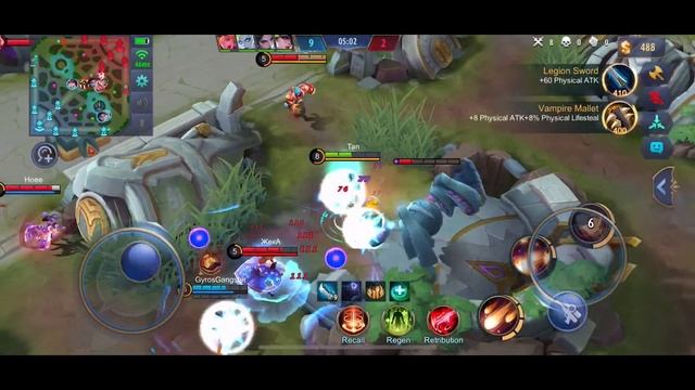 Mobile Legends - Gameplay part 23 - Ranked Game Kimmy 17 kills(iOS, Android) смотреть онлайн