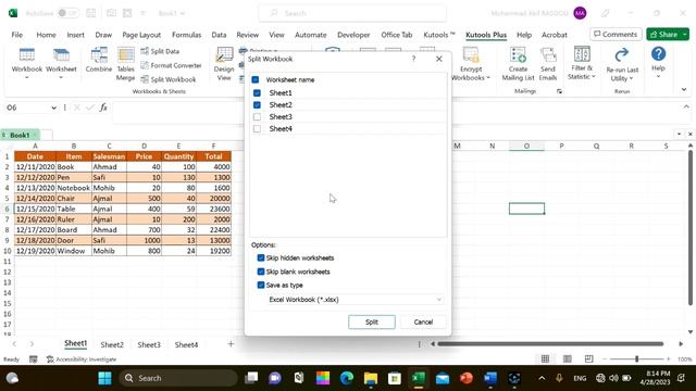 Convert Sheets Of Workbook Into Separate CSV Files With Kutools For Excel смотреть онлайн