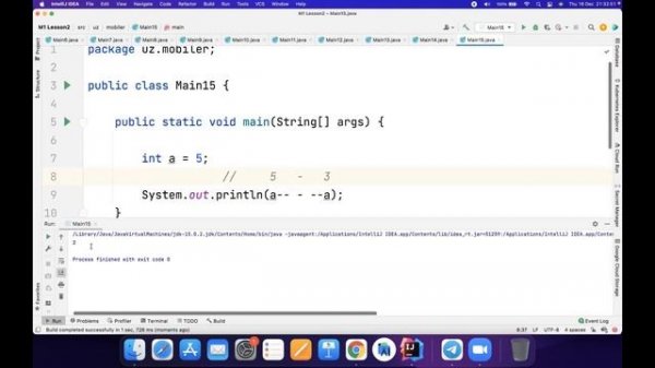 2. Javada casting va Math classi (Java dasturlash darslari)