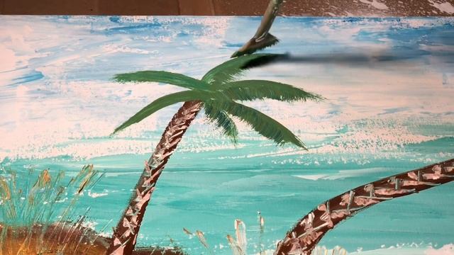 Acrylic Painting Art set of 4 Demonstration # 11 Beach смотреть онлайн