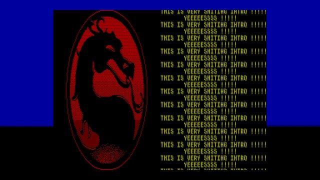 Very Shitting Intro - Mortal Kombat Hackers Group [#zx spectrum AY Music Demo] смотреть онлайн