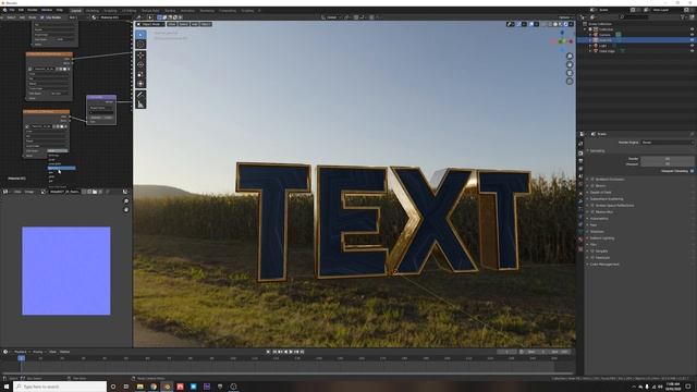 Simple Cinematic Text Blender 2.82a смотреть онлайн