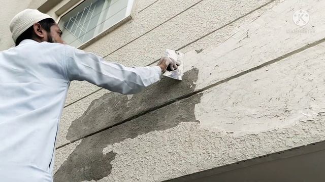 How to Texture paint repair good finishing смотреть онлайн