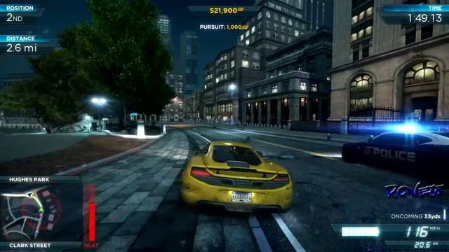 NFS:Most Wanted #05 Porsche 918 Spyder Concept vs McLaren MP4-2C (NFS06) [1080p/Original] смотреть онлайн